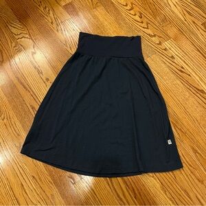 Simply Merino Wool Skirt Blue Size Small Women’s Mid Length Skirt